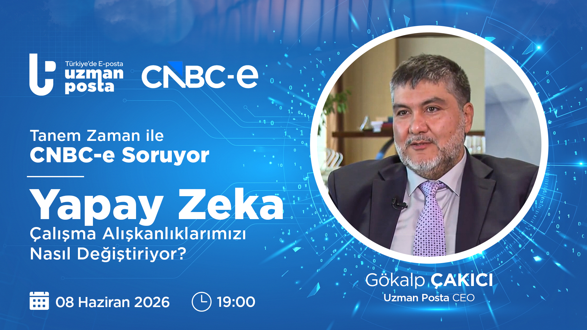 Tanem Zaman ile "CNBC-e Soruyor" programına konuk olduk! 